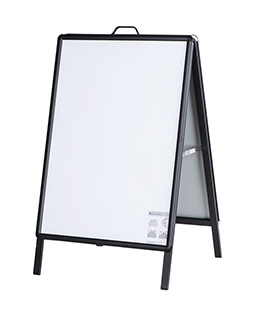 25mm profile / round corner / double sided A-board (AB25R-S2)