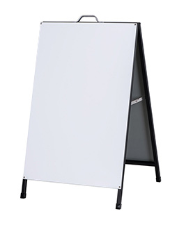 Colourbond White Faced A-board / Metal A-frame / Metal A-board (MAB-02)