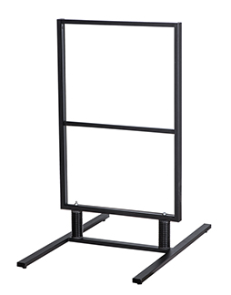 H-base metal insert frame stand / Metal poster stand (H-01M)